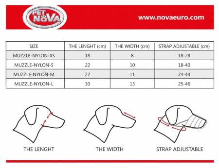 MUZZLE-NYLON-S